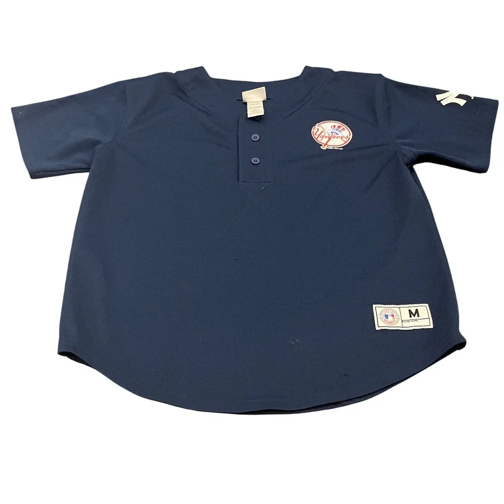 Genuine Merchandise MLB New York Yankees Jersey Youth M Navy Blue Matsui 55